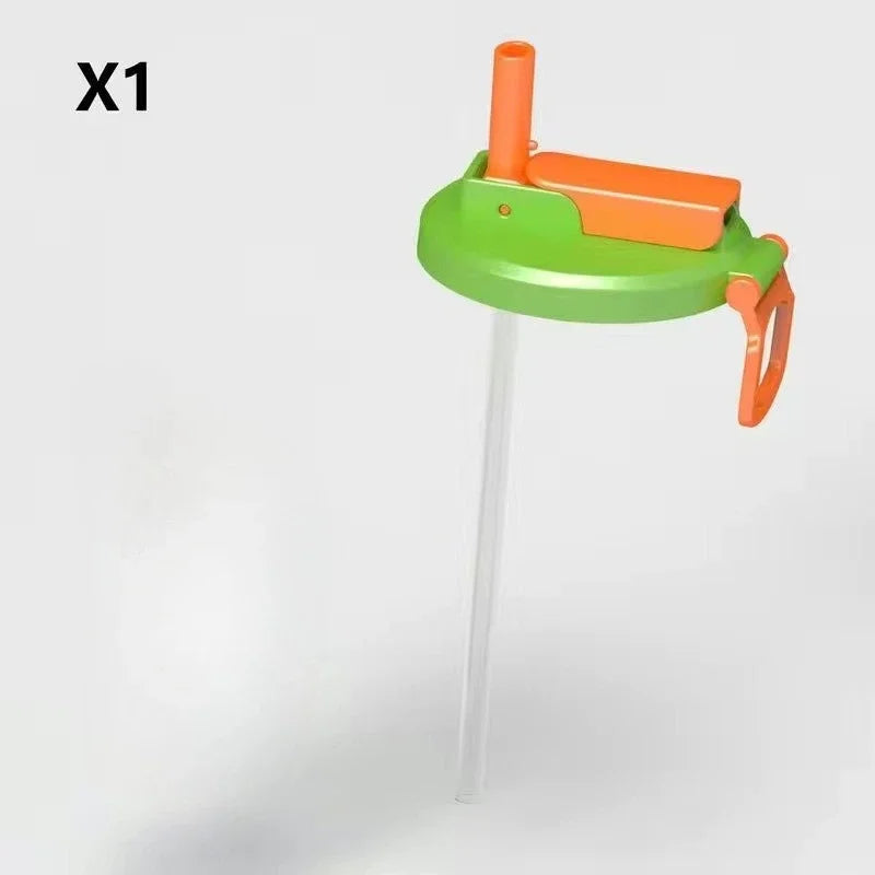 Tapa Reutilizable con Pajita para Latas de Refresco | Antiderrames y Portátil