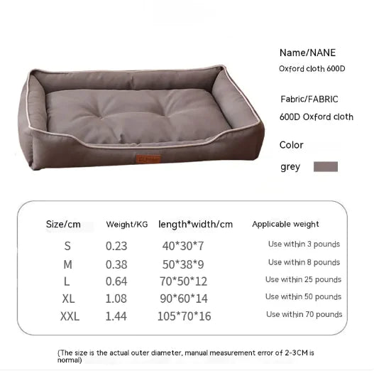 Cama para perros impermeable y resistente