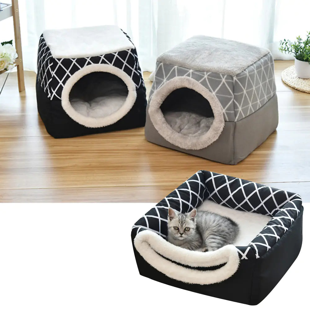 Cama para perros y gatos doble uso